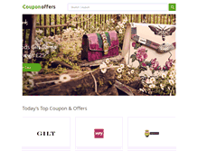 Tablet Screenshot of couponoffers.net